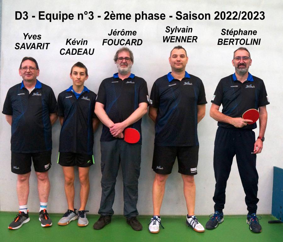 D3 - 2ème phase - Saison 2022-2023.;.