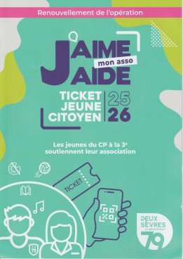 OPERATION TICKET JEUNE CITOYEN 25-26 (Pour les jeunes du CP à la 3è)